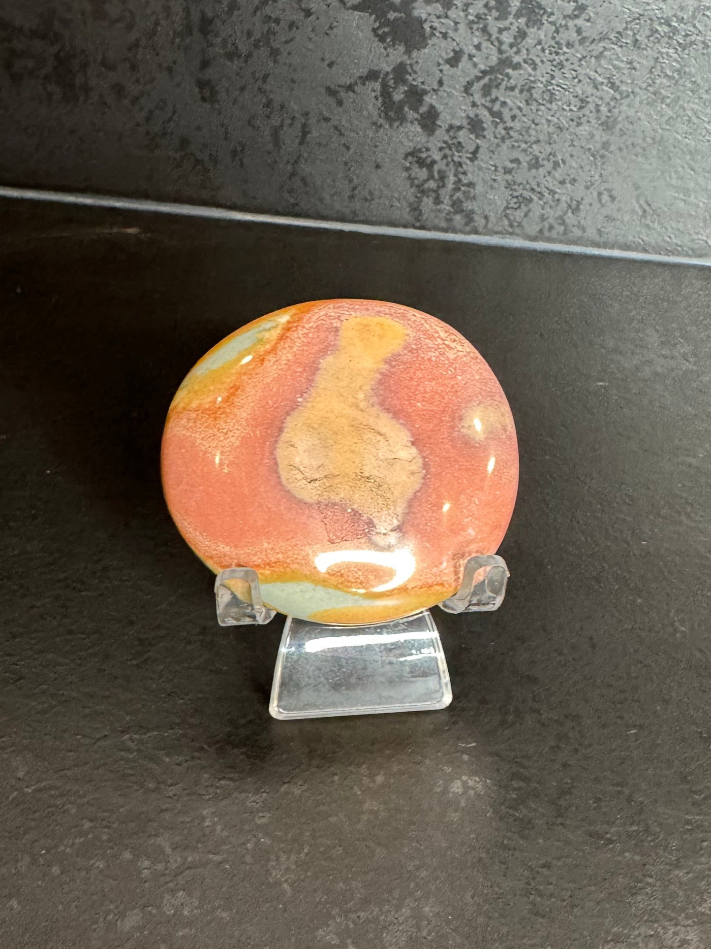 Galet jaspe polychrome