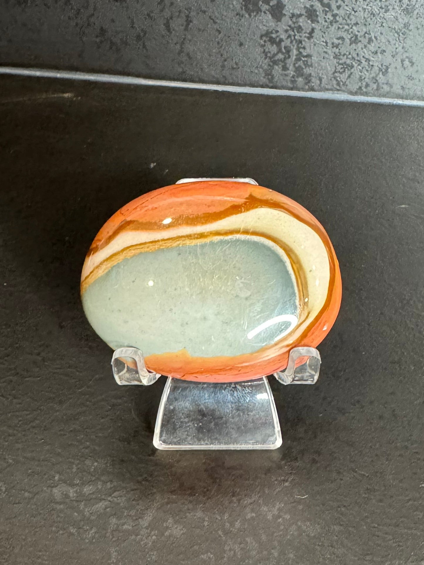 Galet jaspe polychrome