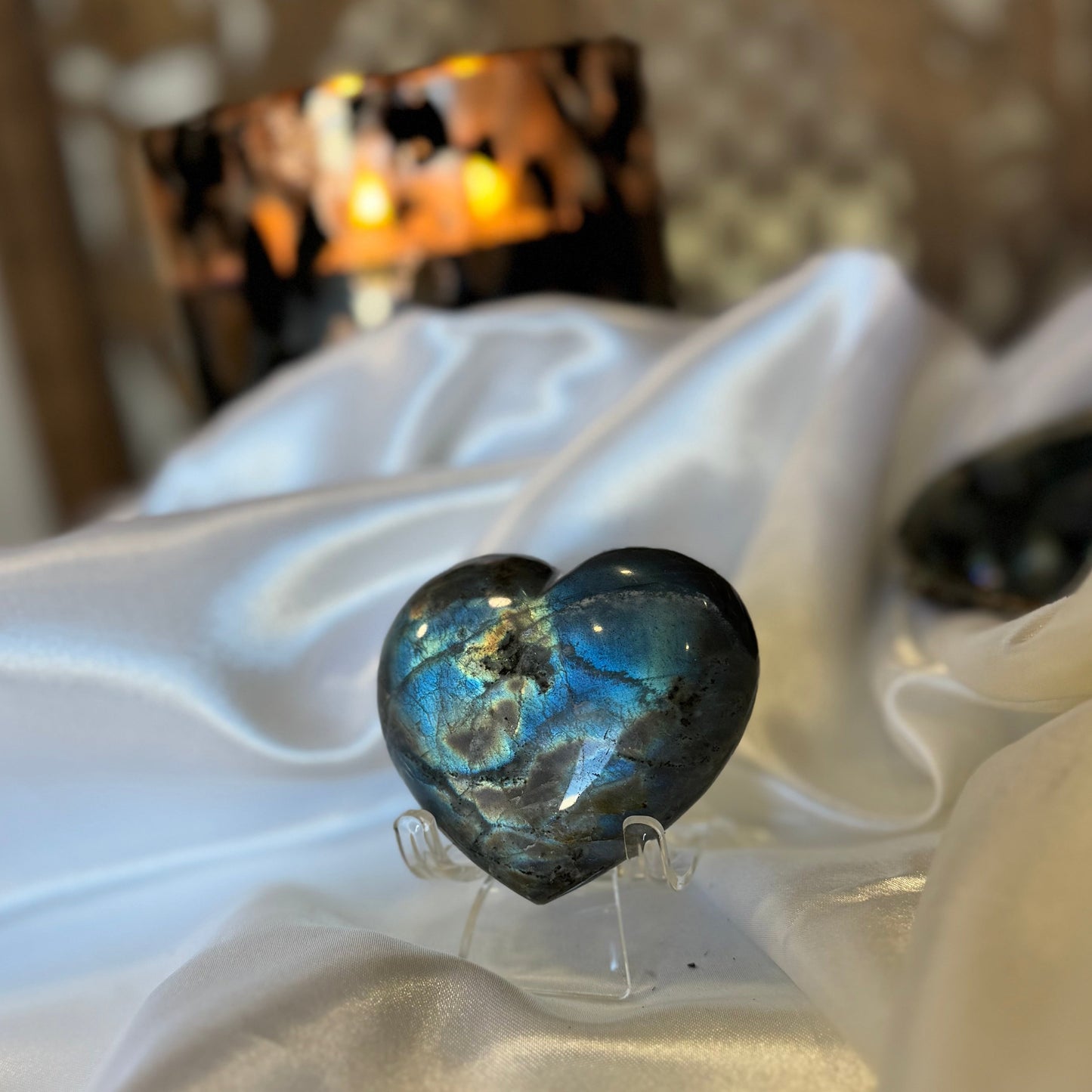 Labradorite – Coeur- Pierre Naturelle de Protection et d'Équilibre Énergétique