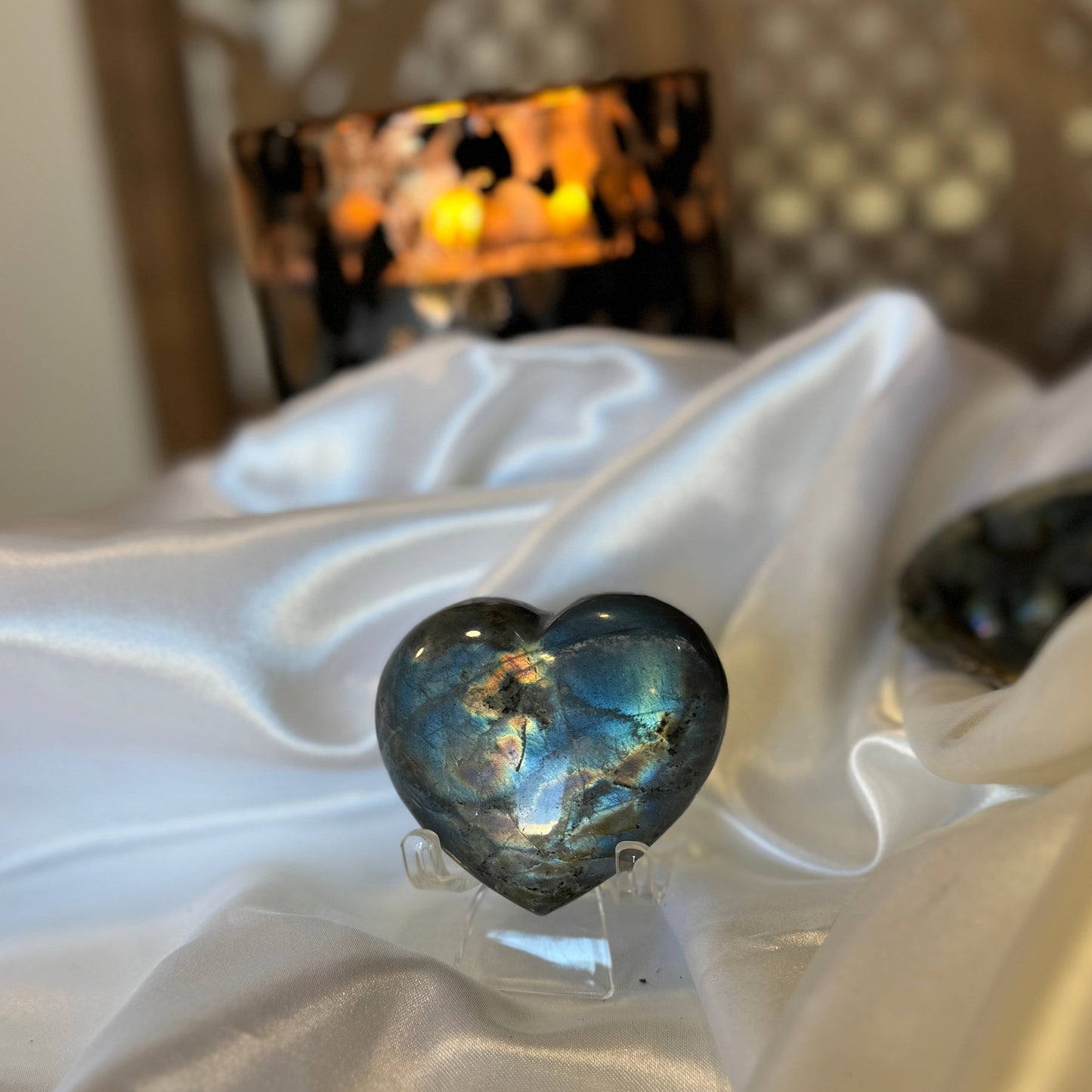 Labradorite – Coeur- Pierre Naturelle de Protection et d'Équilibre Énergétique