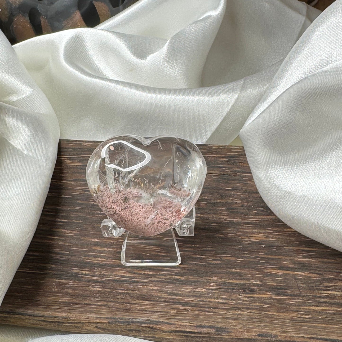 Quartz Lodolite coeur – Pierre de Méditation et de Voyage Intérieur