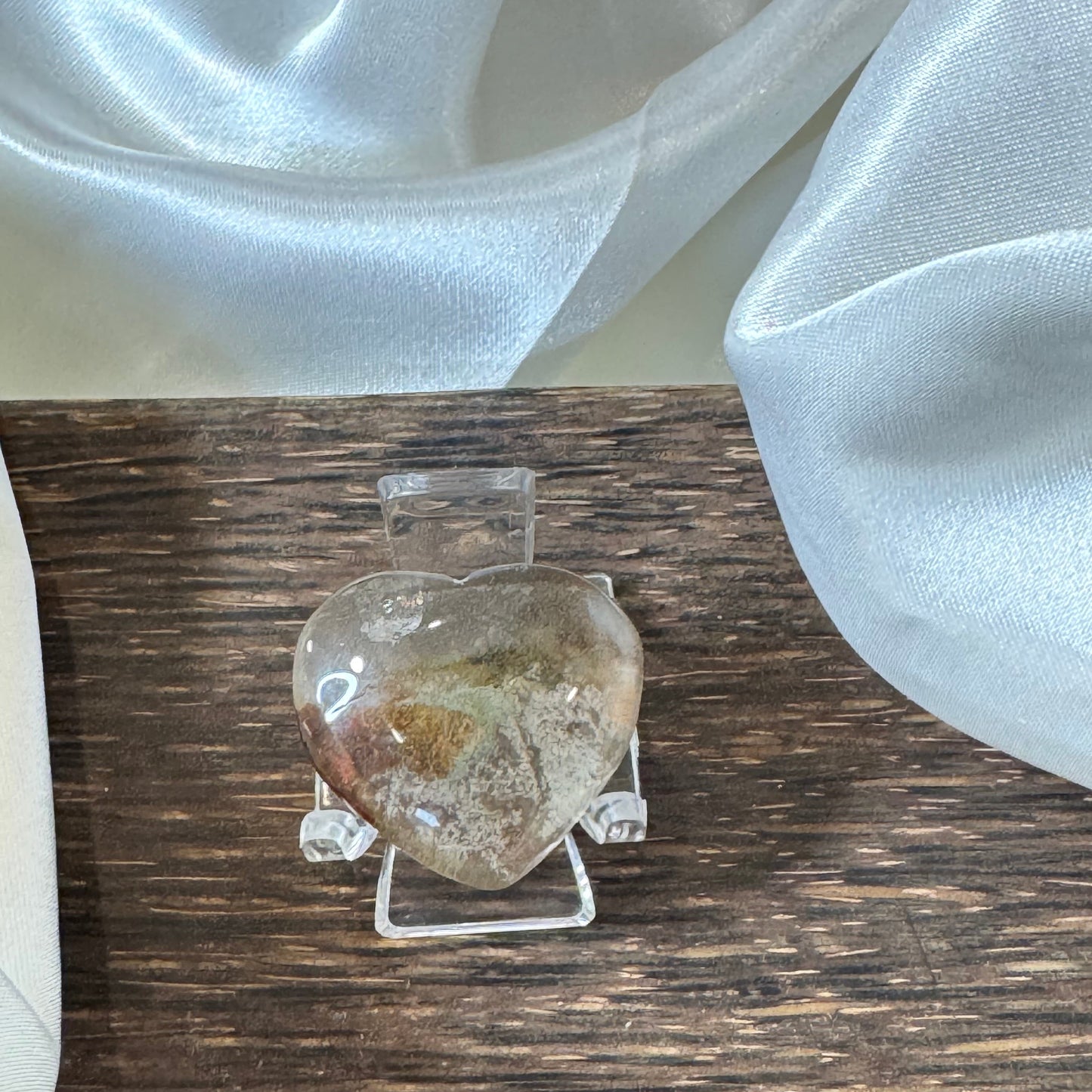 Quartz Lodolite coeur – Pierre de Méditation et de Voyage Intérieur