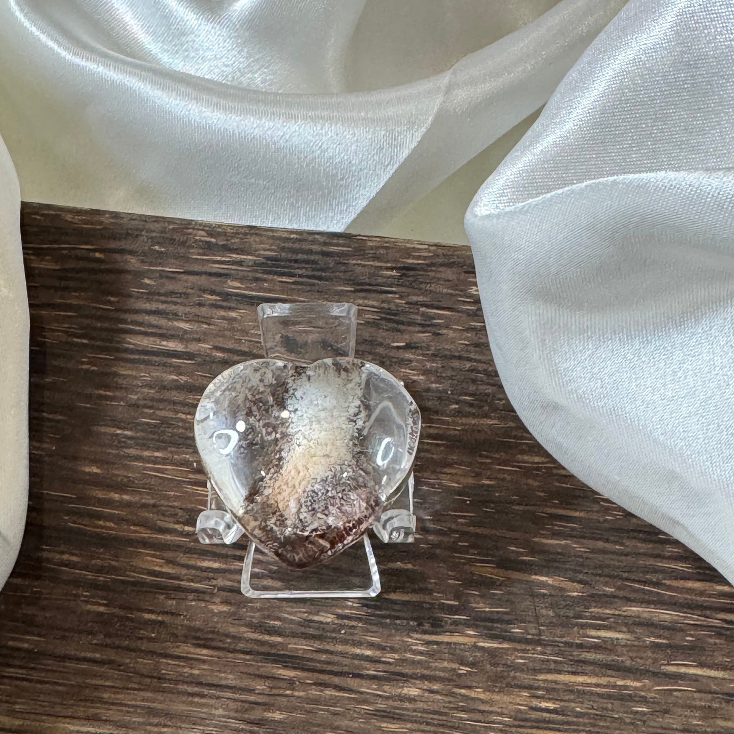 Quartz Lodolite coeur– Pierre de Méditation et de Voyage Intérieur