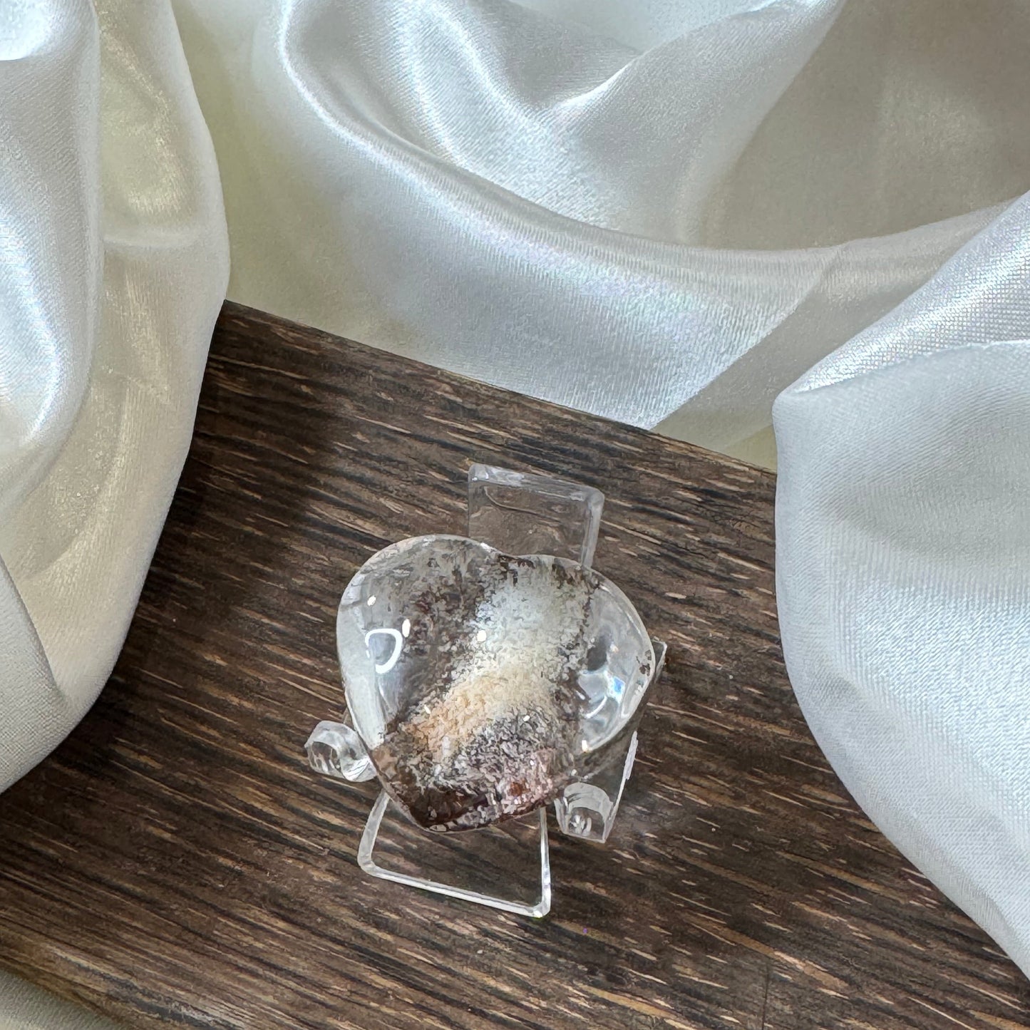 Quartz Lodolite coeur– Pierre de Méditation et de Voyage Intérieur