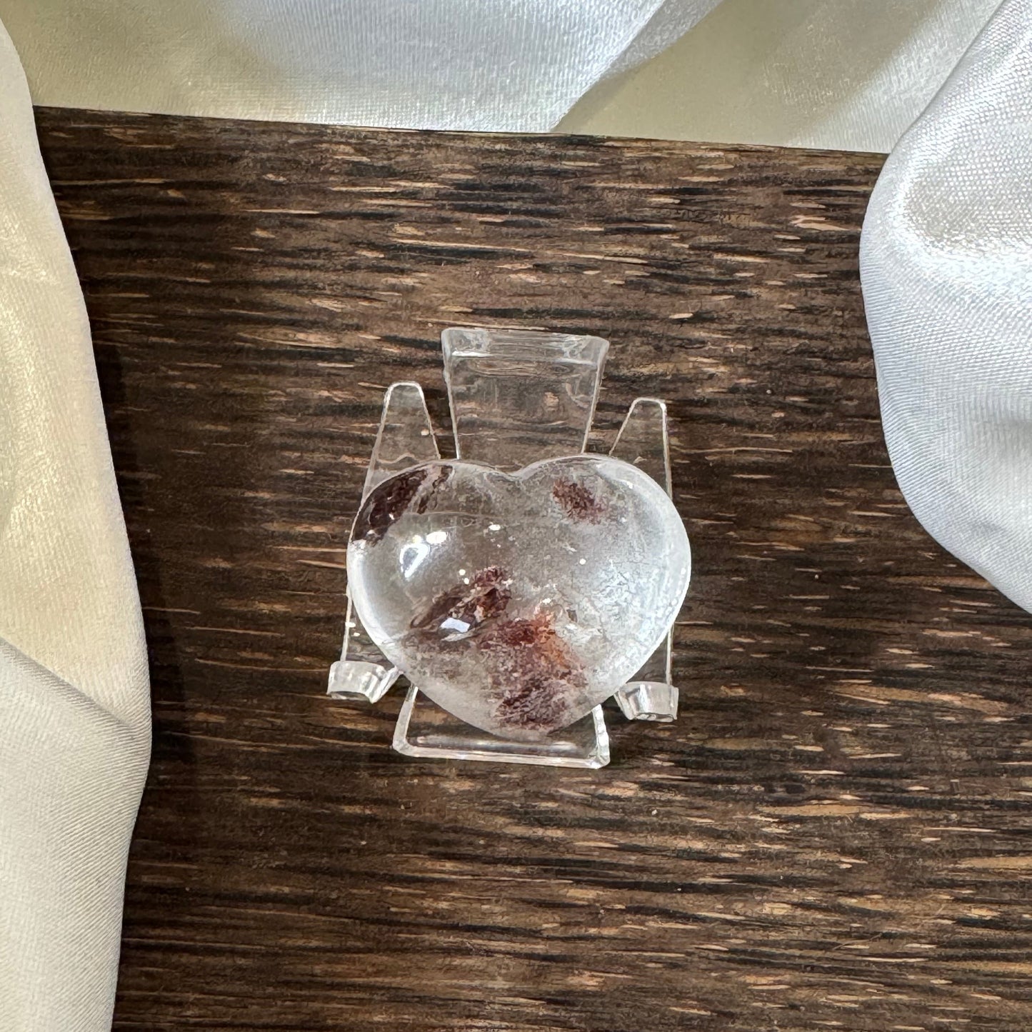 Quartz Lodolite coeur – Pierre de Méditation et de Voyage Intérieur