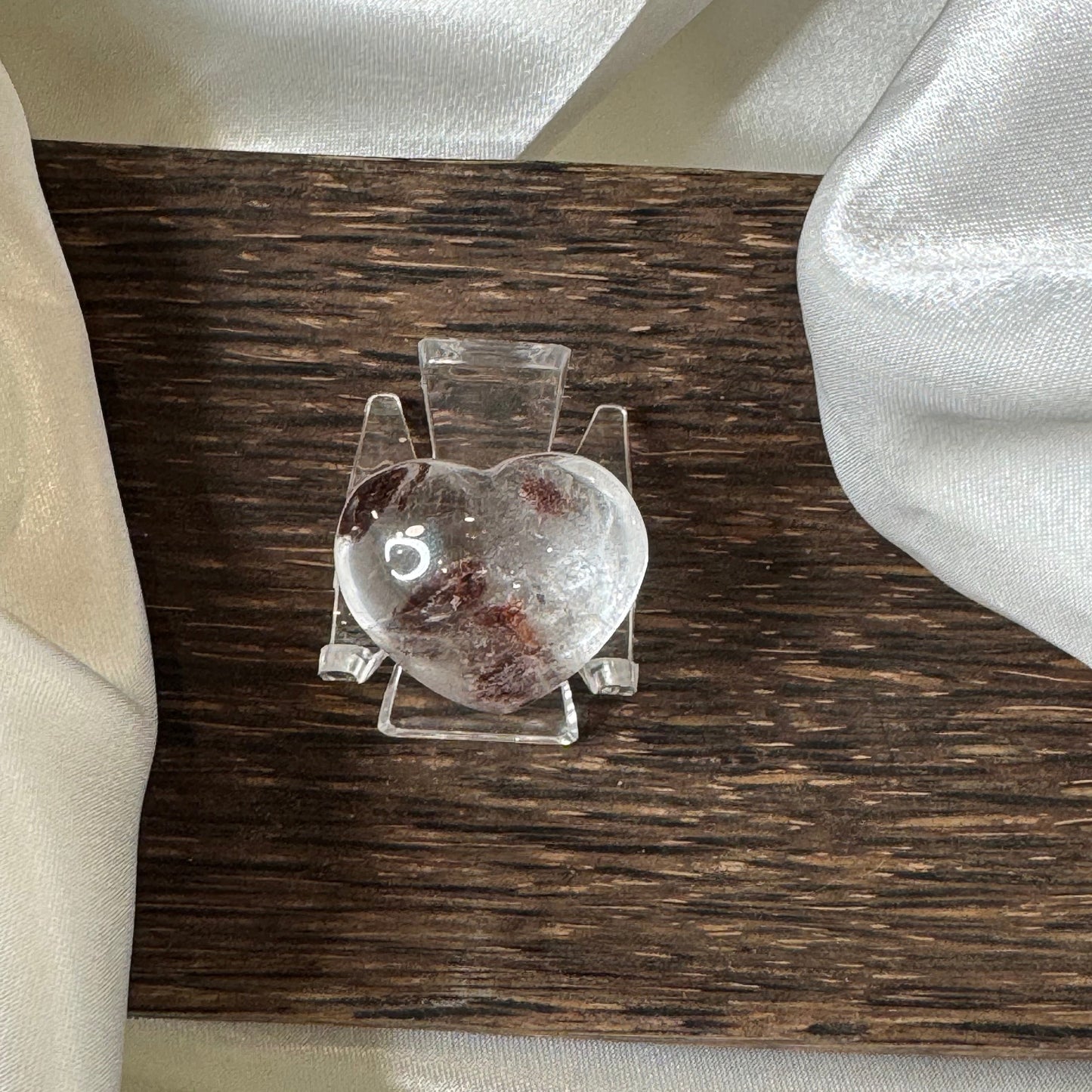 Quartz Lodolite coeur – Pierre de Méditation et de Voyage Intérieur
