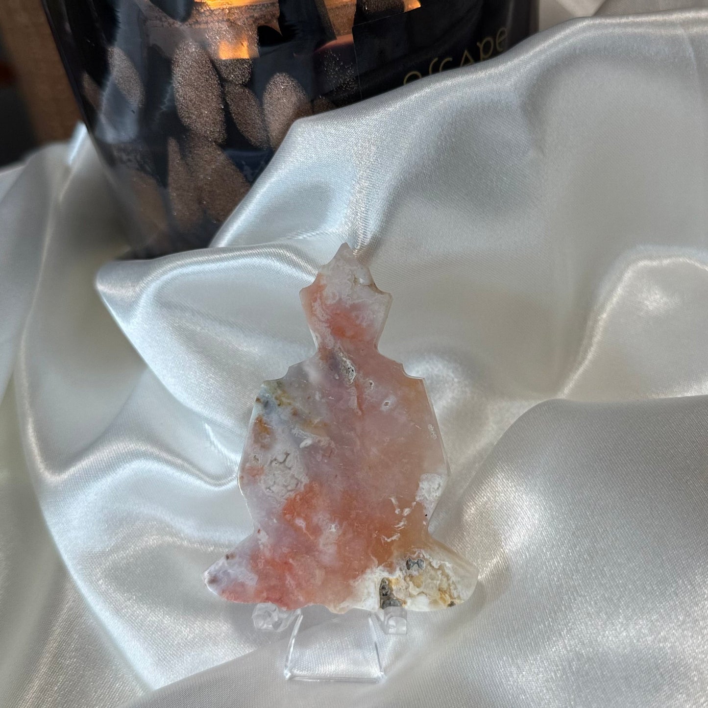 bouddha Agate Plume – Pierre de Douceur et d’Intuition
