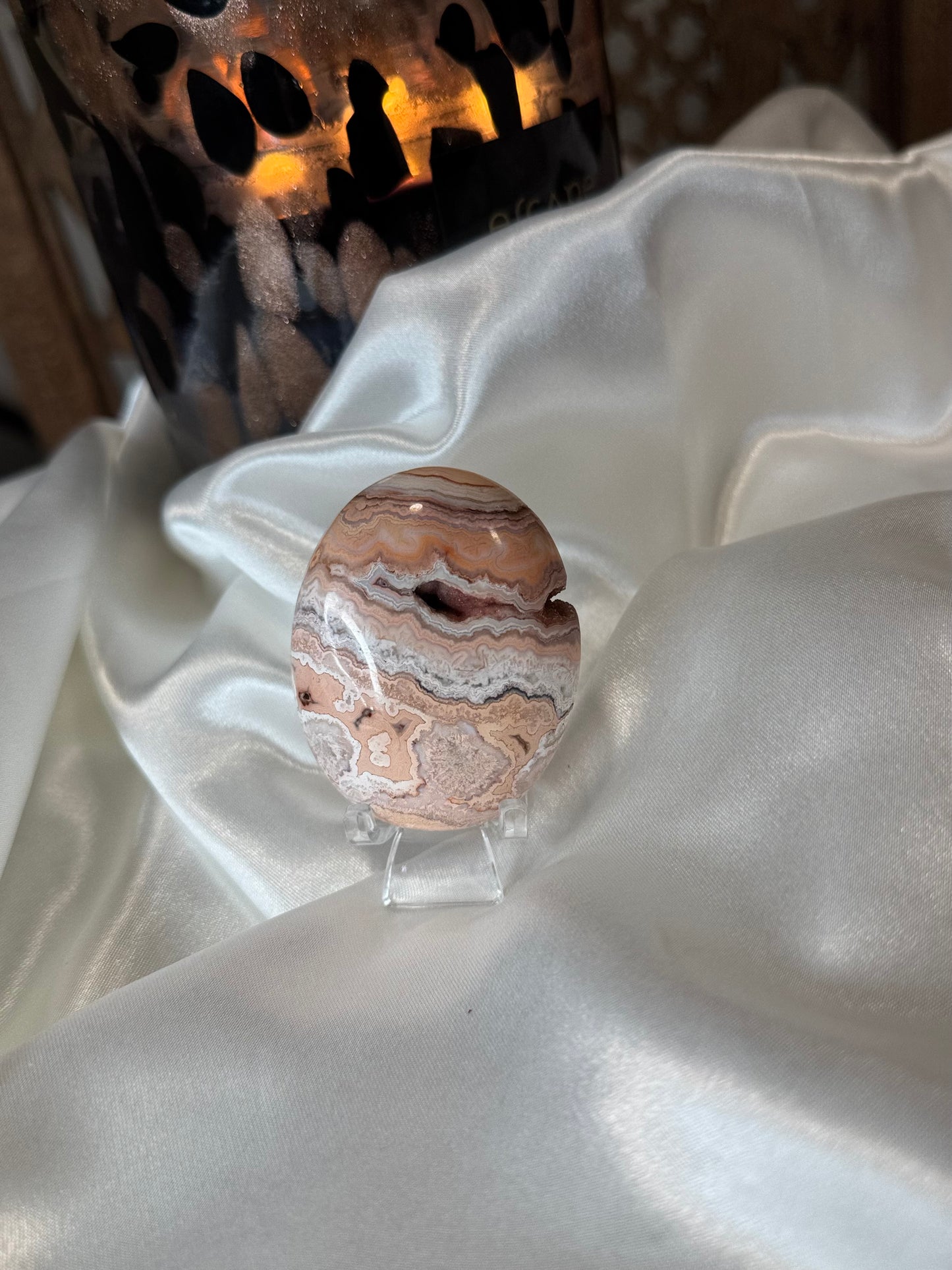 Galet Agate Crazy Lace – Pierre de Joie et de Stabilité Émotionnelle