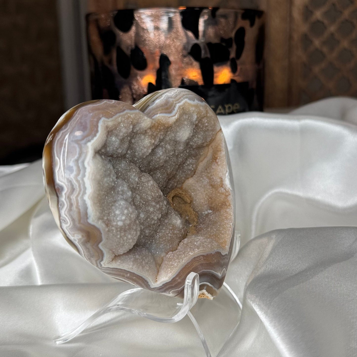 Coeur Agate – Pierre d’Harmonie et d’Ancrage