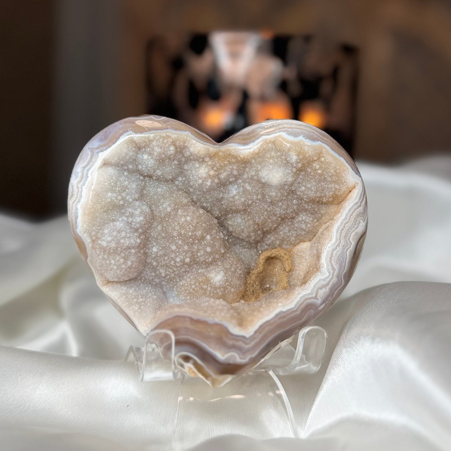 Coeur Agate – Pierre d’Harmonie et d’Ancrage