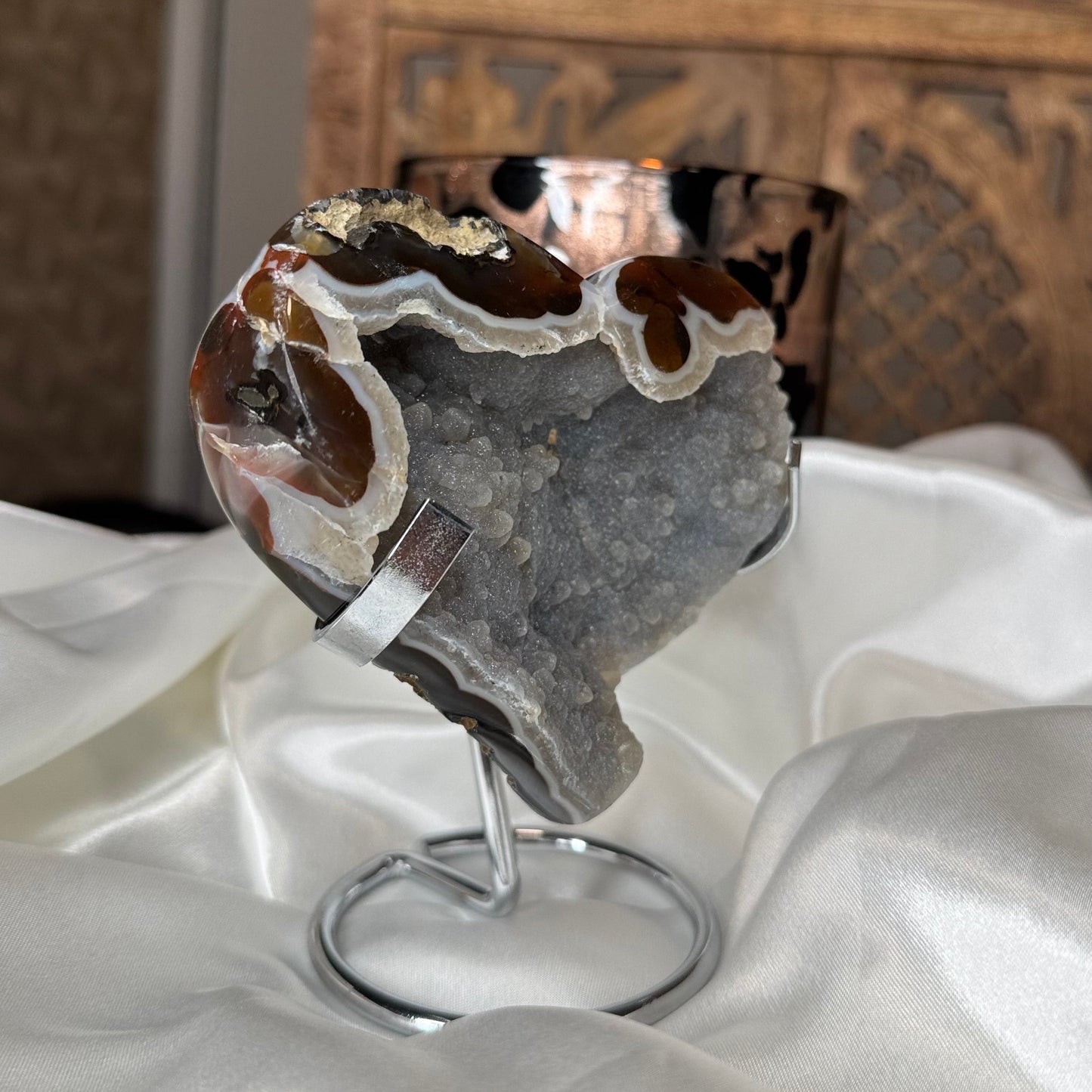 Coeur Agate – Pierre d’Harmonie et d’Ancrage