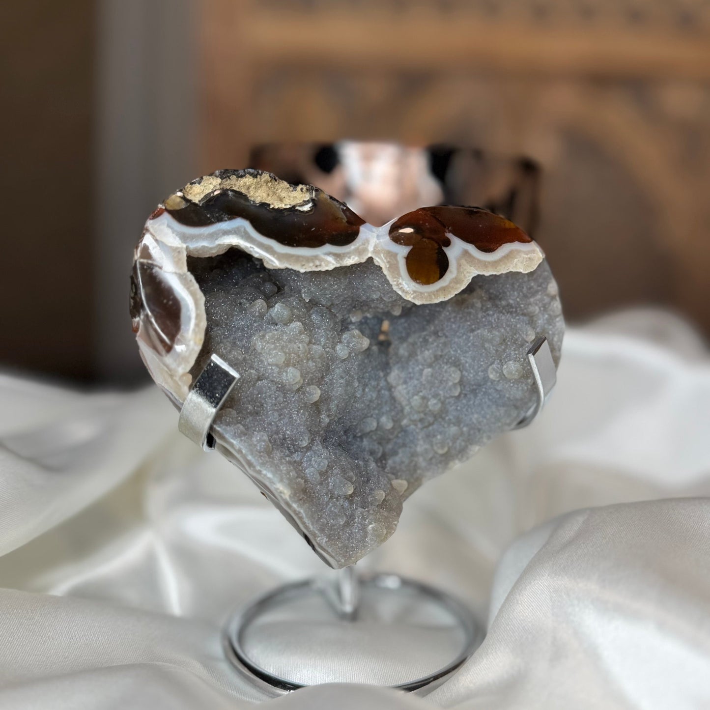 Coeur Agate – Pierre d’Harmonie et d’Ancrage