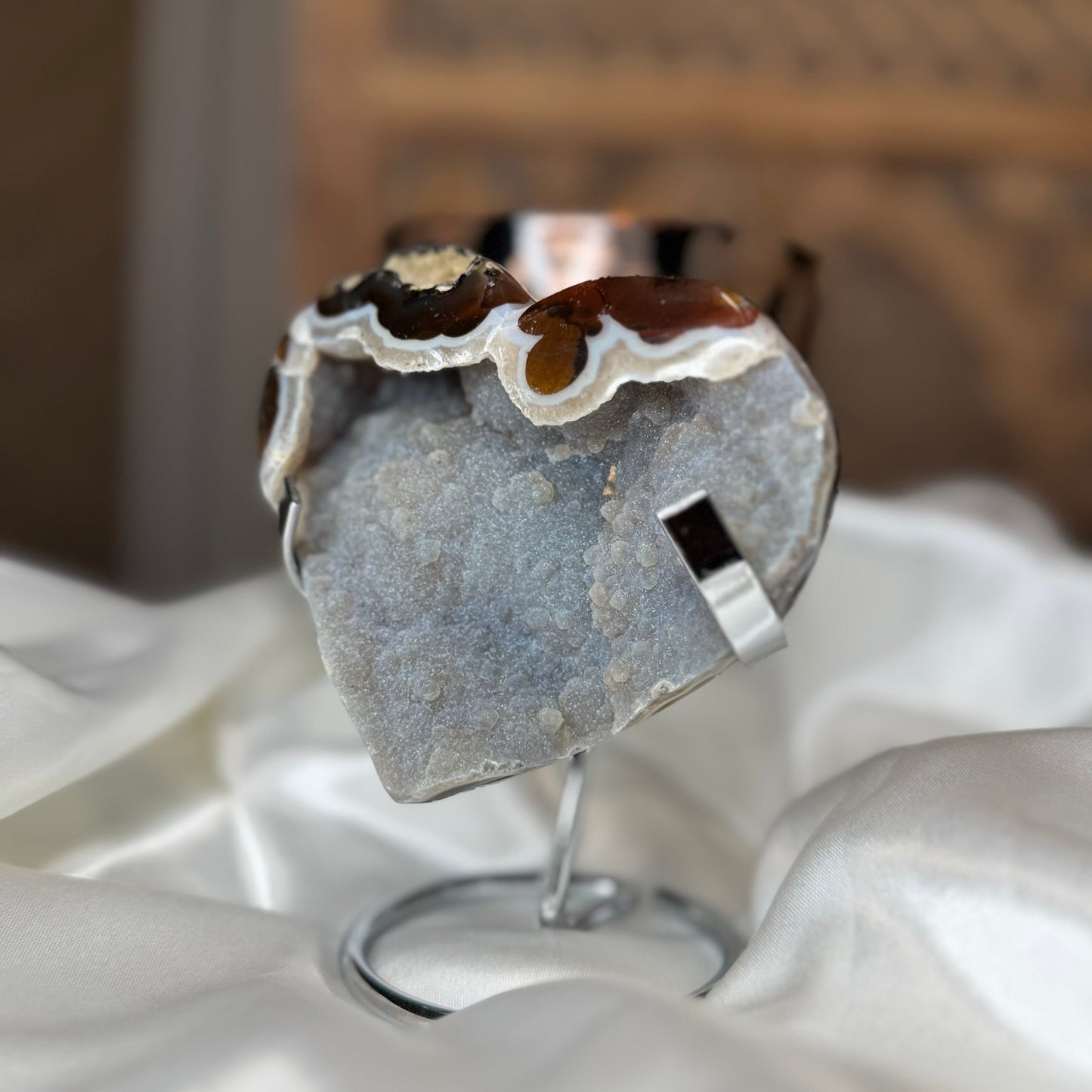 Coeur Agate – Pierre d’Harmonie et d’Ancrage