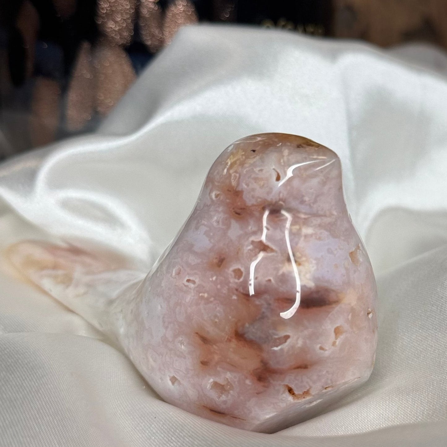 Oiseau Agate Plume – Pierre de Douceur et d’Intuition