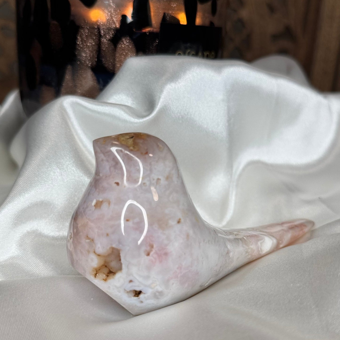 Oiseau Agate Plume – Pierre de Douceur et d’Intuition