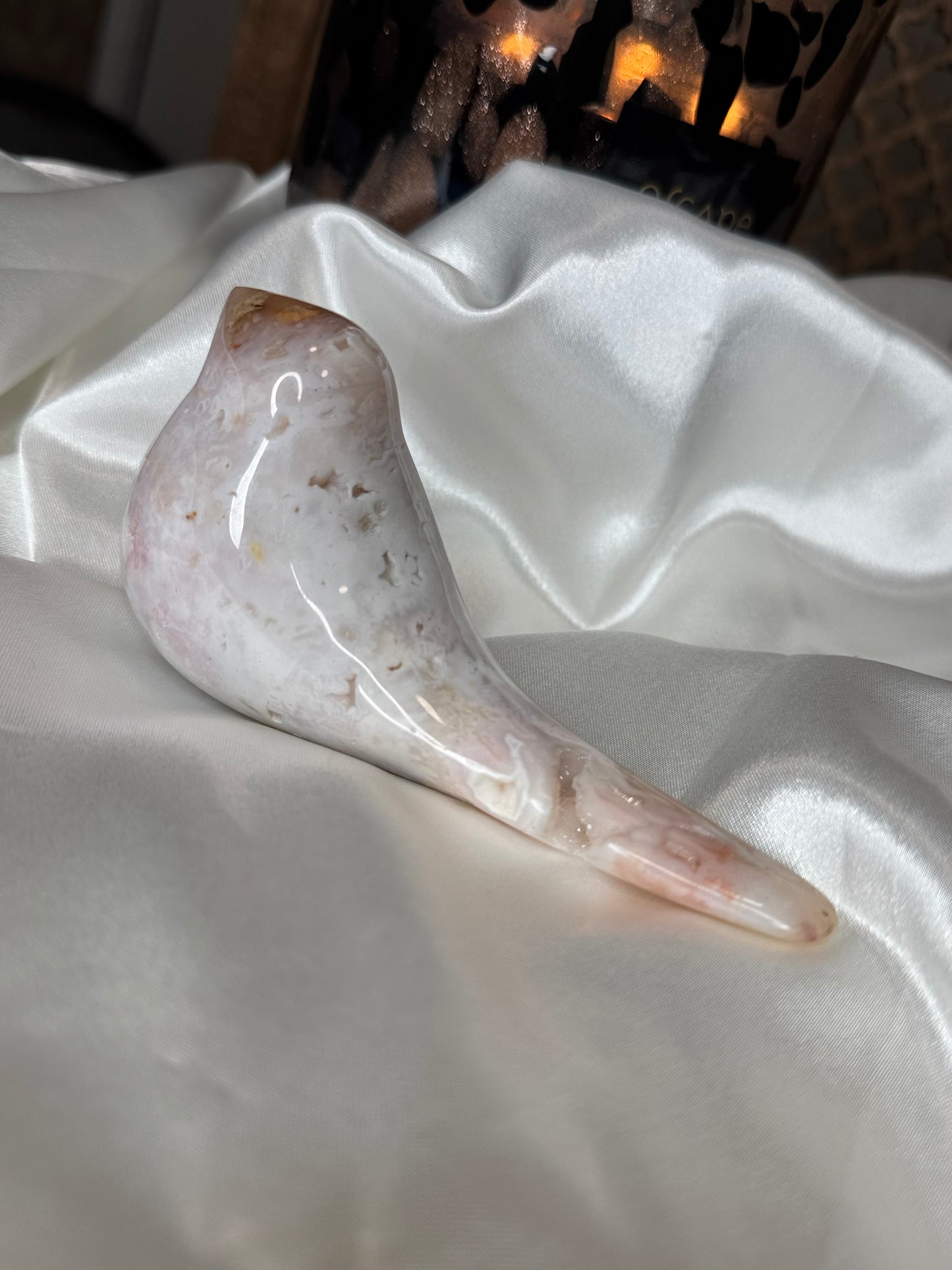 Oiseau Agate Plume – Pierre de Douceur et d’Intuition