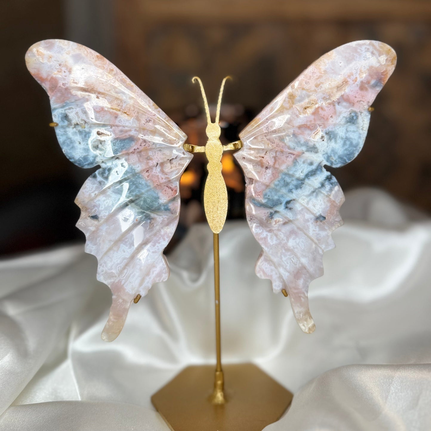 Papillon Agate Plume – Pierre de Douceur et d’Intuition