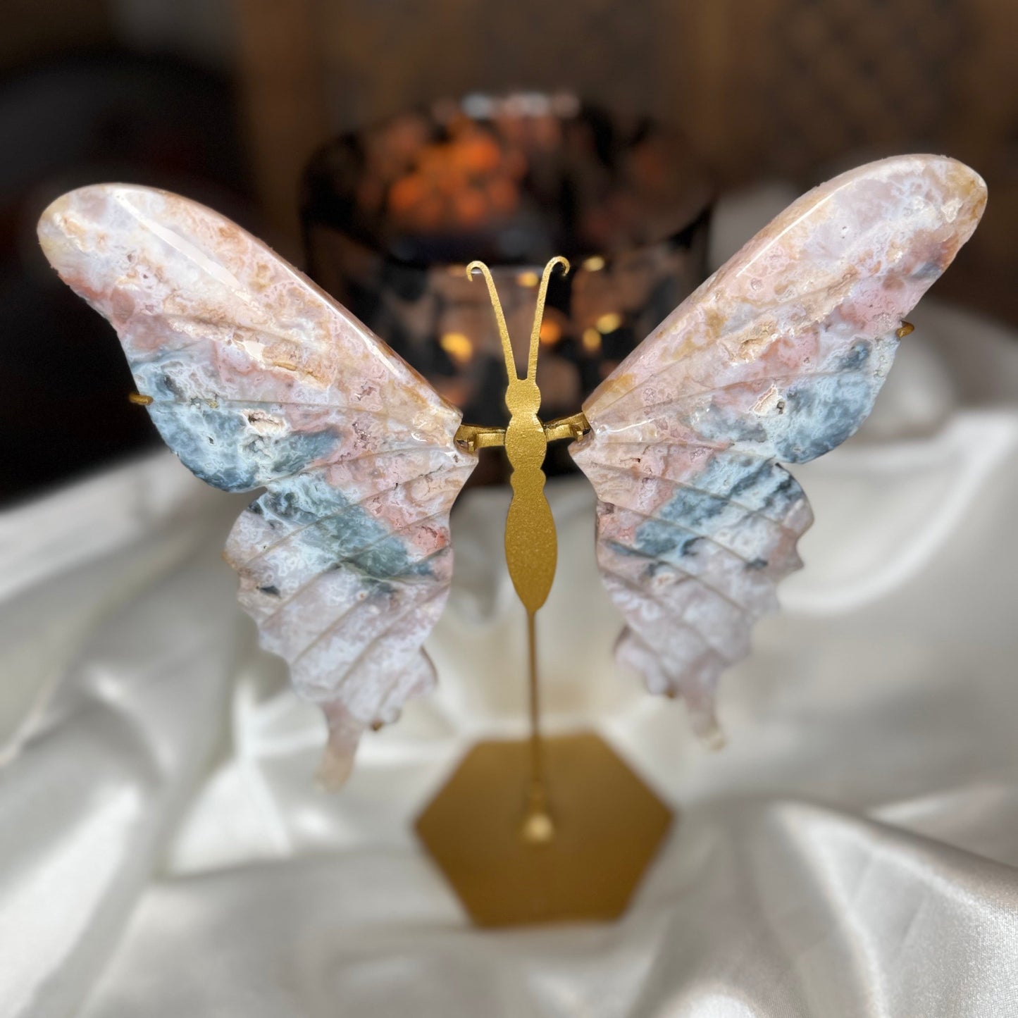 Papillon Agate Plume – Pierre de Douceur et d’Intuition
