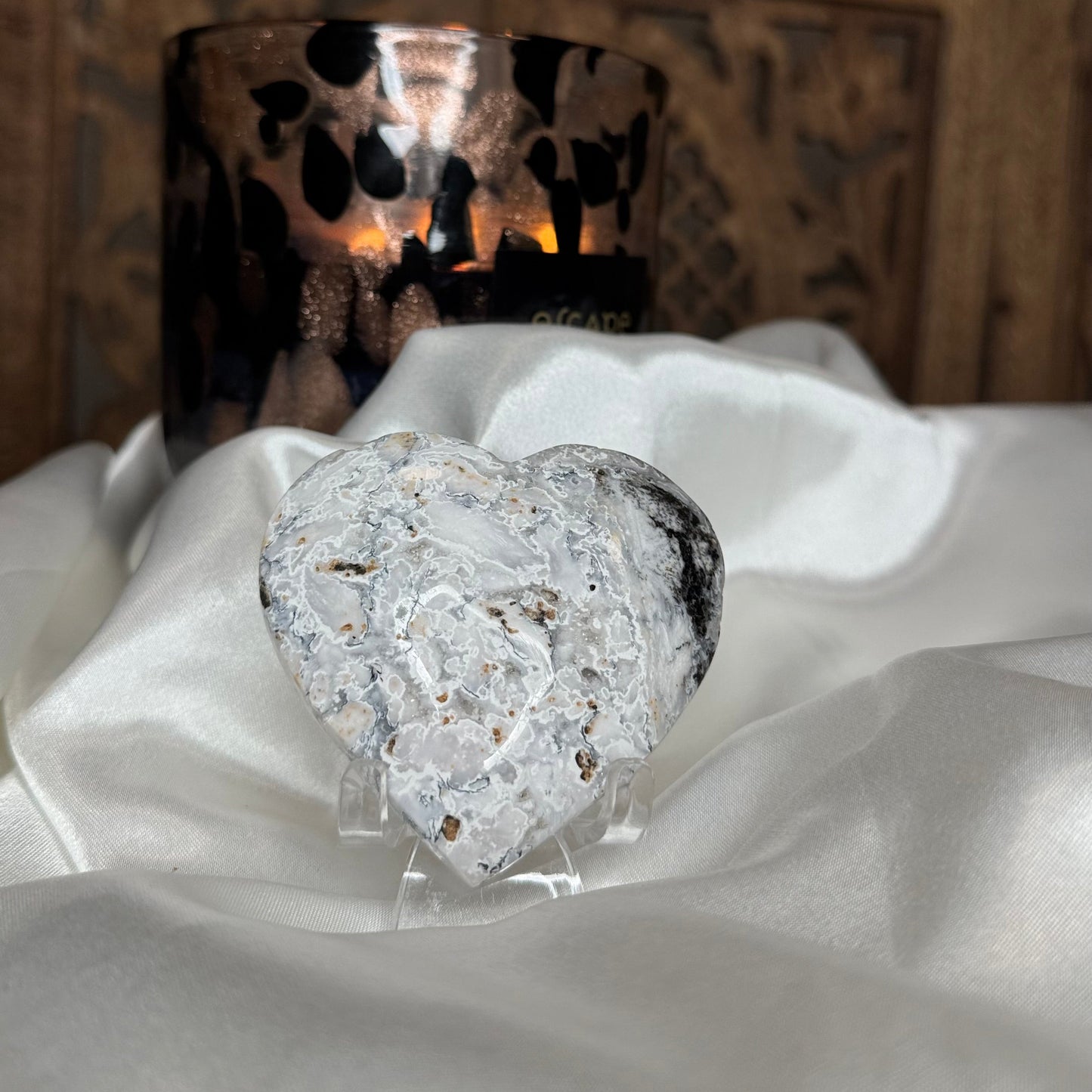 Coeur Agate Blanche – Pierre de Pureté et de Clarté