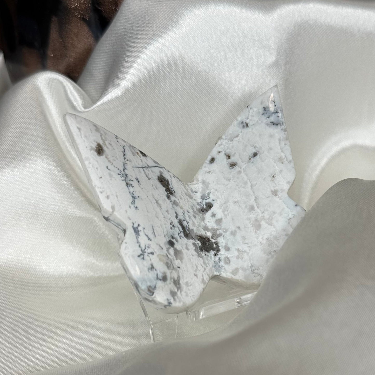 Papillon Agate Blanche – Pierre de Pureté et de Clarté