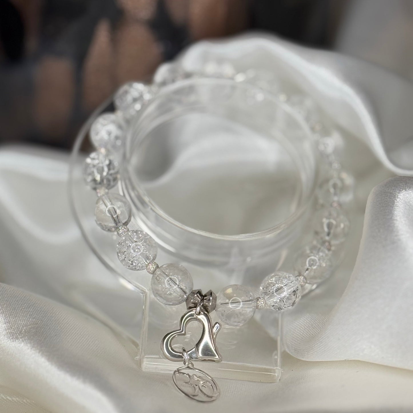 Bracelet Pureté & Amplification – Quartz & Quartz Craquelé