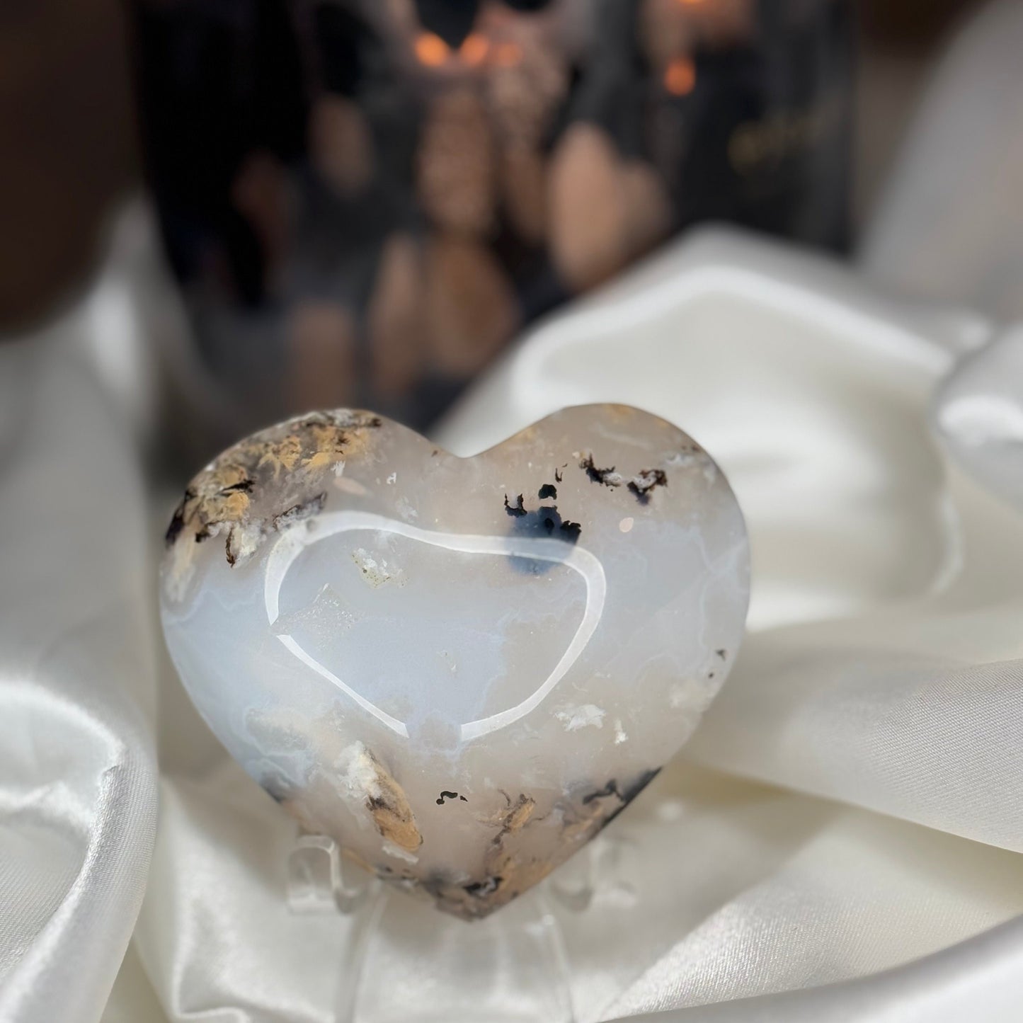 coeur Agate Tigre – Pierre de Confiance et de Protection