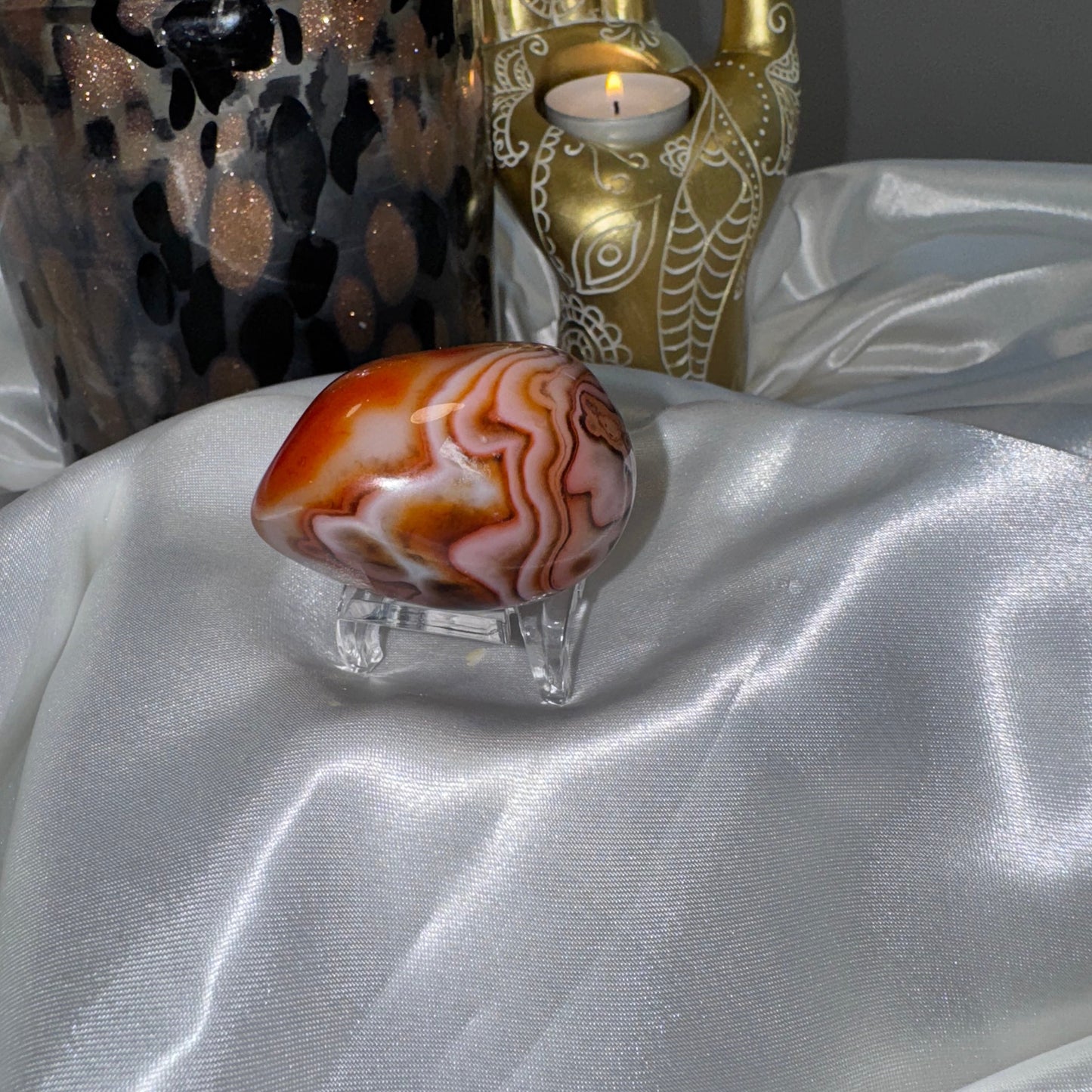 Agate Botswana galet – Pierre d’Apaisement et de Réconfort Émotionnel