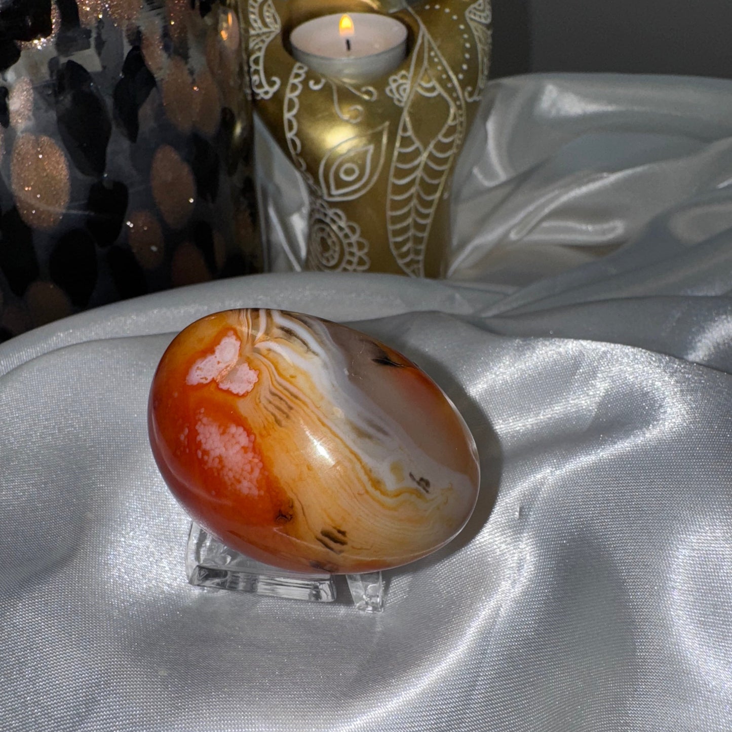Agate Botswana galet – Pierre d’Apaisement et de Réconfort Émotionnel