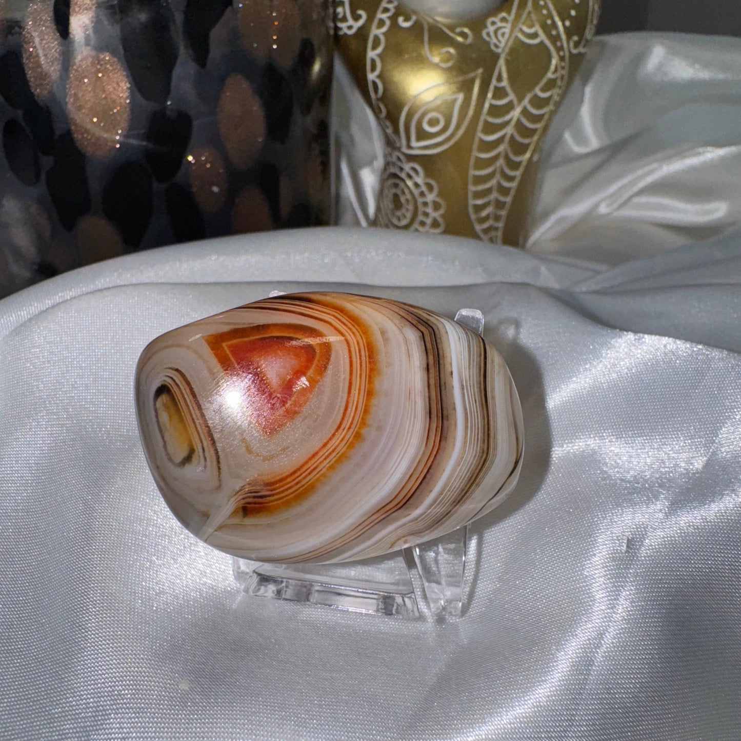 Agate Botswana galet – Pierre d’Apaisement et de Réconfort Émotionnel