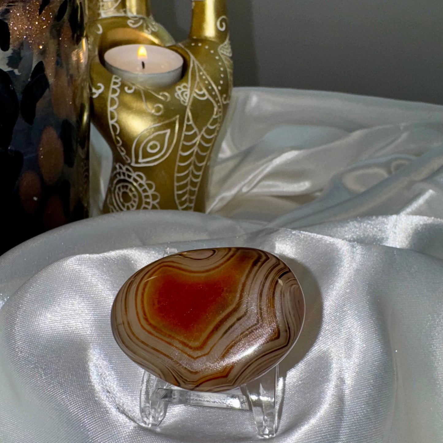 Agate Botswana galet – Pierre d’Apaisement et de Réconfort Émotionnel