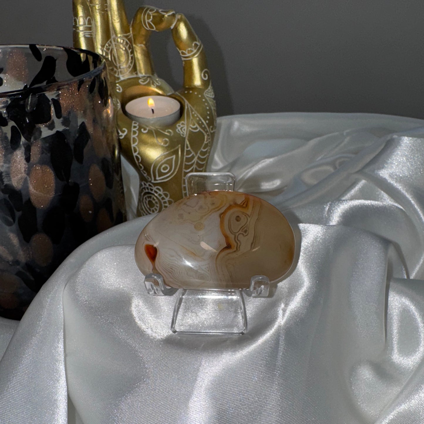 Agate Botswana galet – Pierre d’Apaisement et de Réconfort Émotionnel