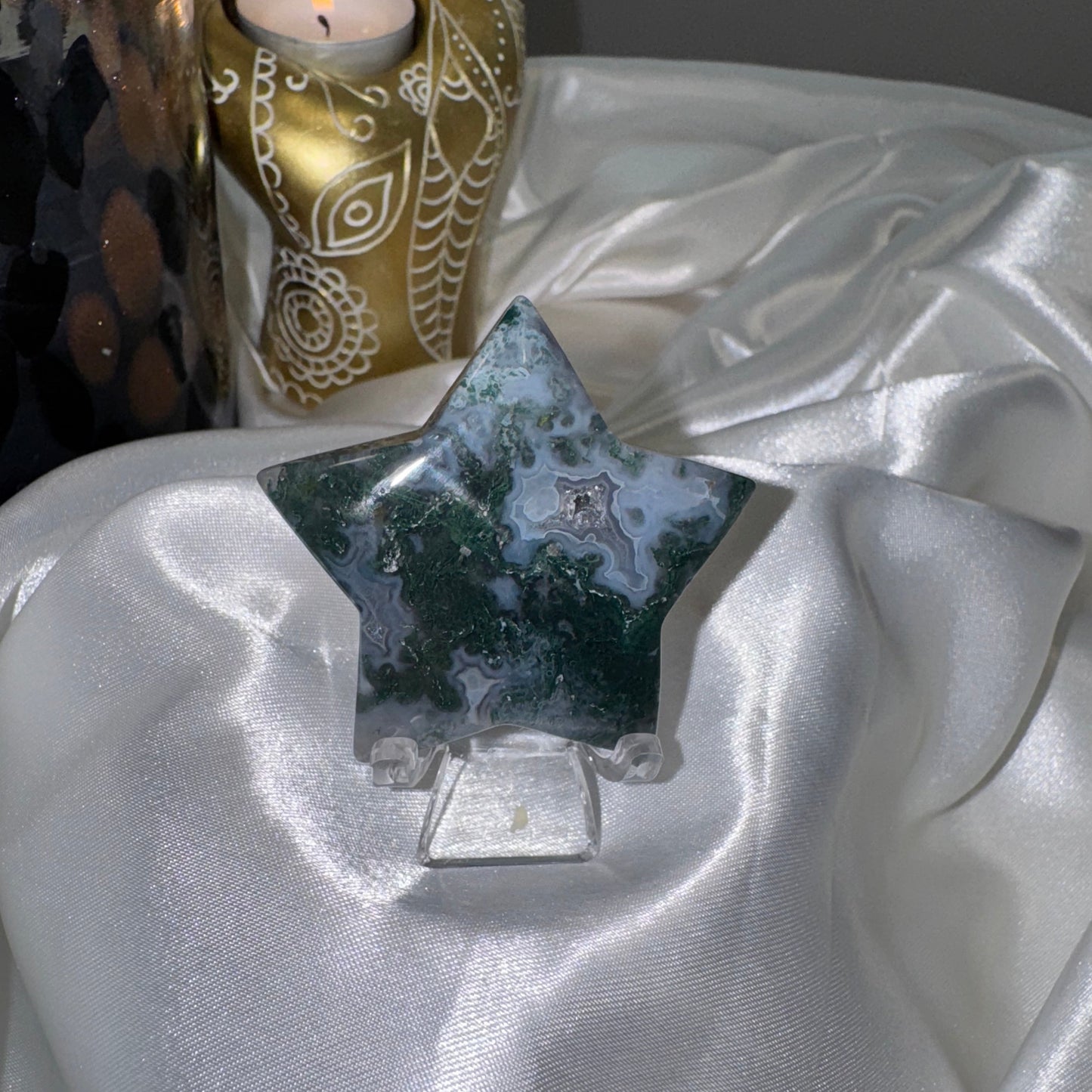 Étoile agate mousse