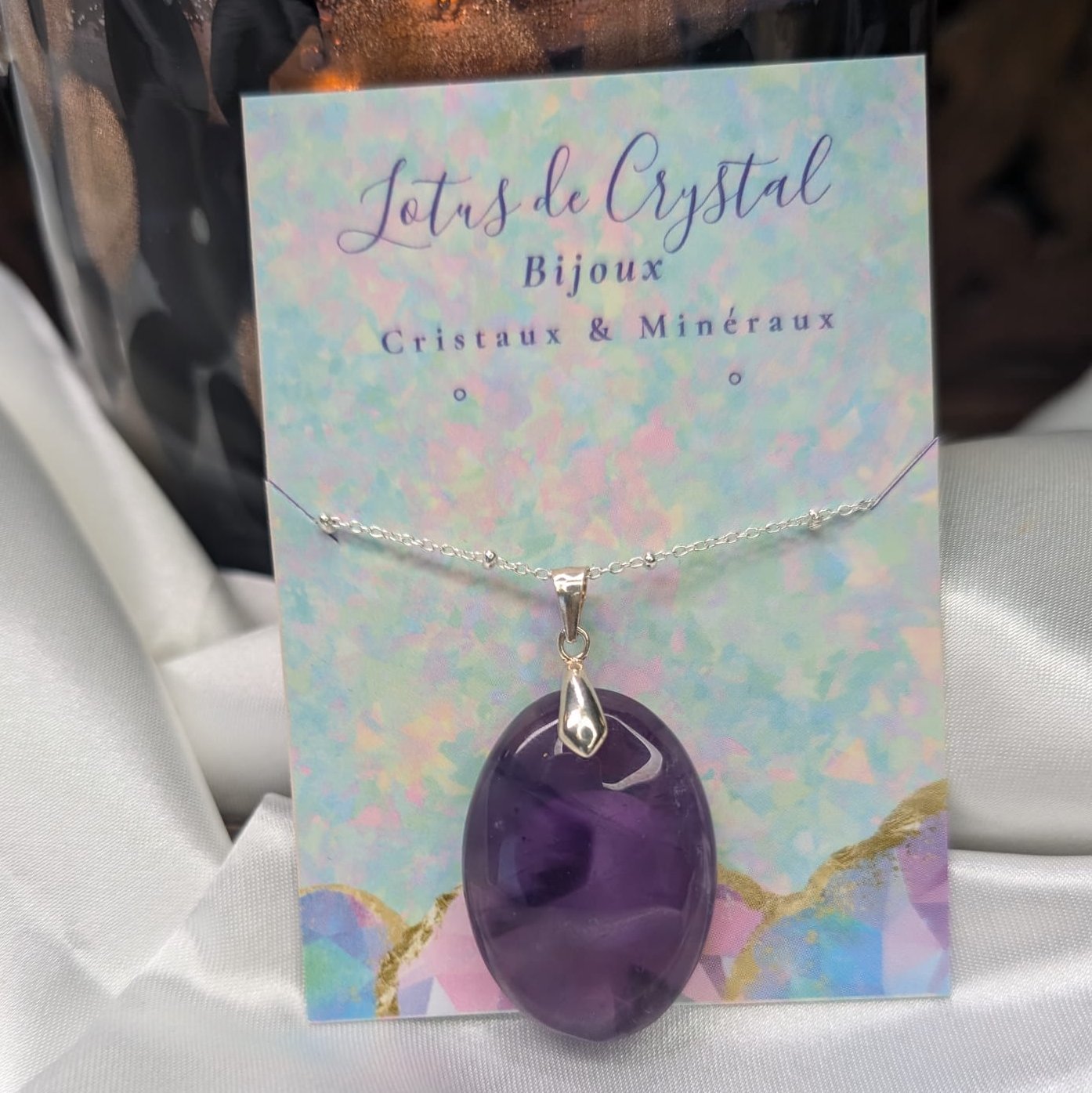 Pendentif en Améthyste – Sérénité et Élévation Spirituelle