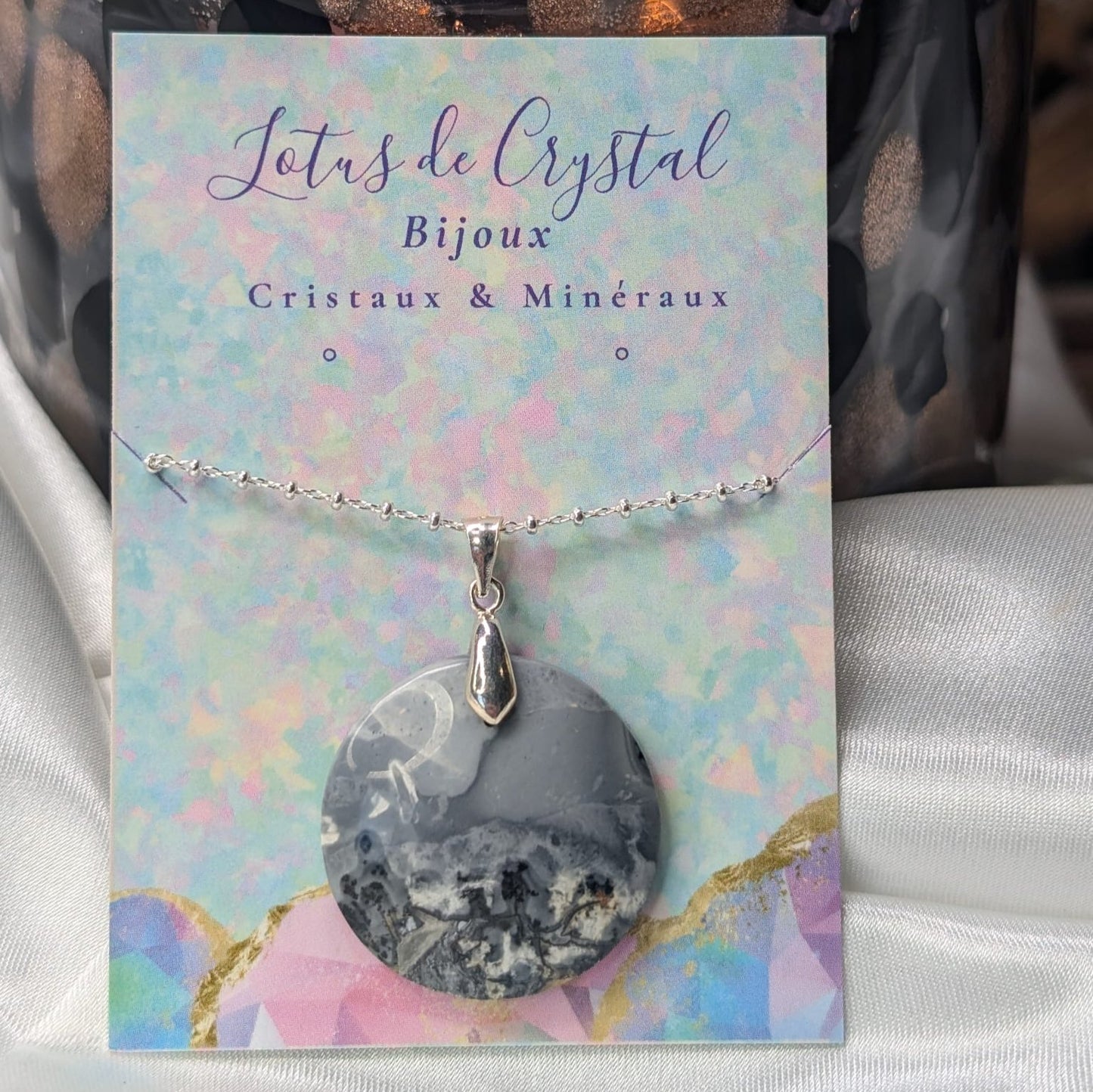 Pendentif Jaspe maligano