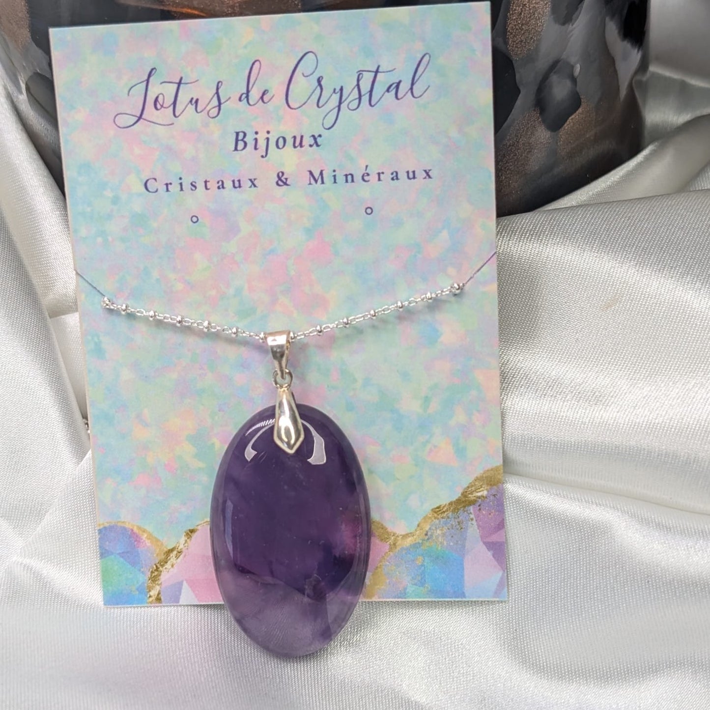 Pendentif en Améthyste – Sérénité et Élévation Spirituelle