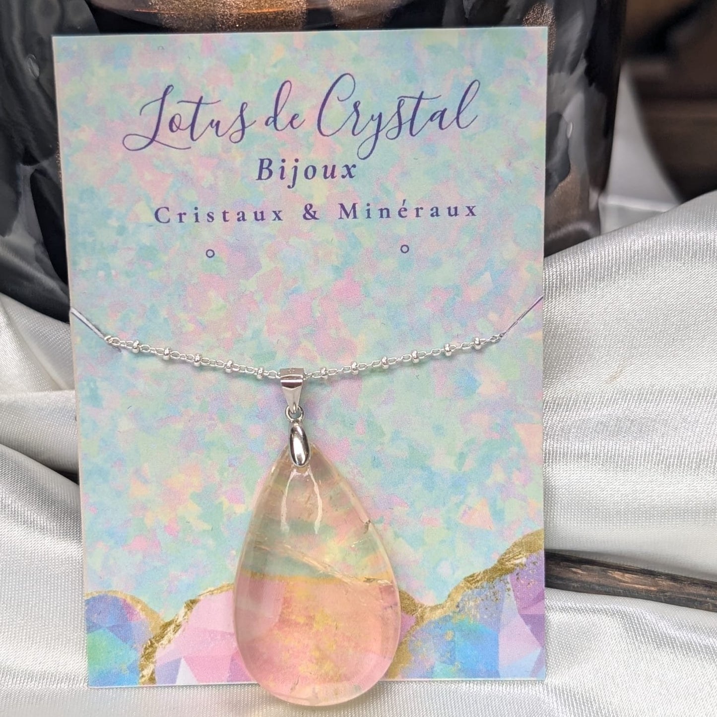 Pendentif en Citrine – Pierre de Joie et d’Abondance