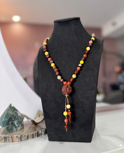 Collier « Flamme d’Automne »