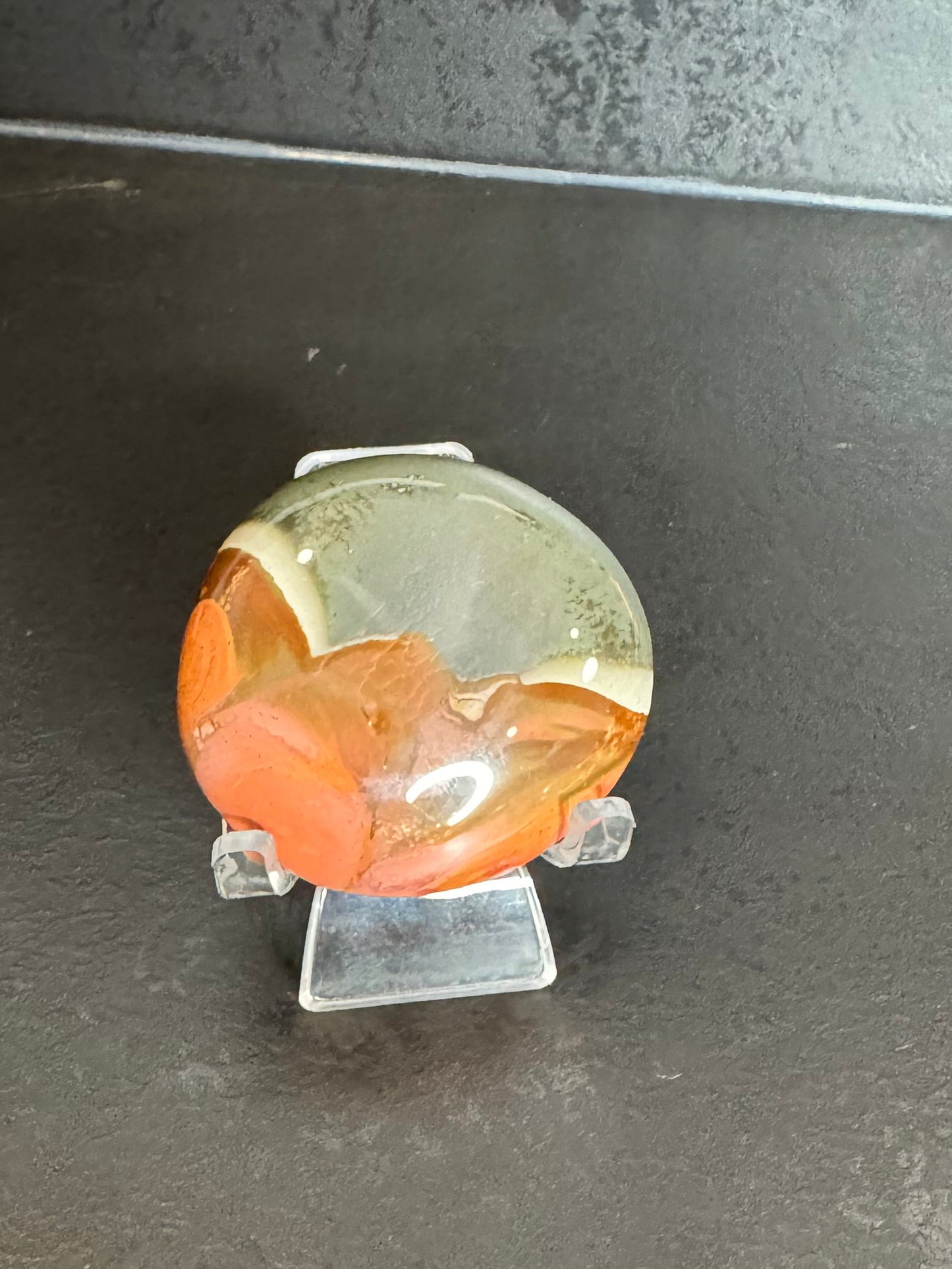 Galet jaspe polychrome