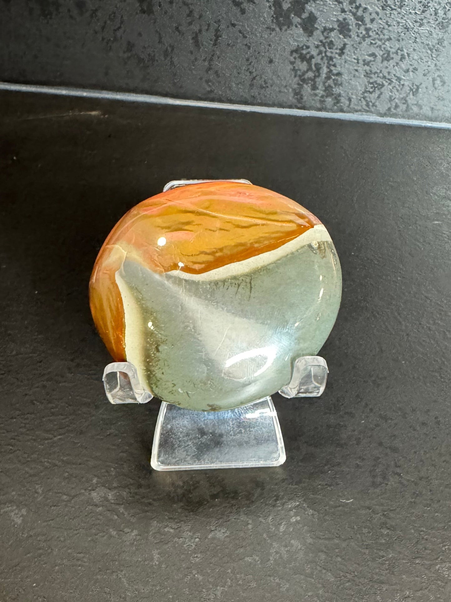 Galet jaspe polychrome