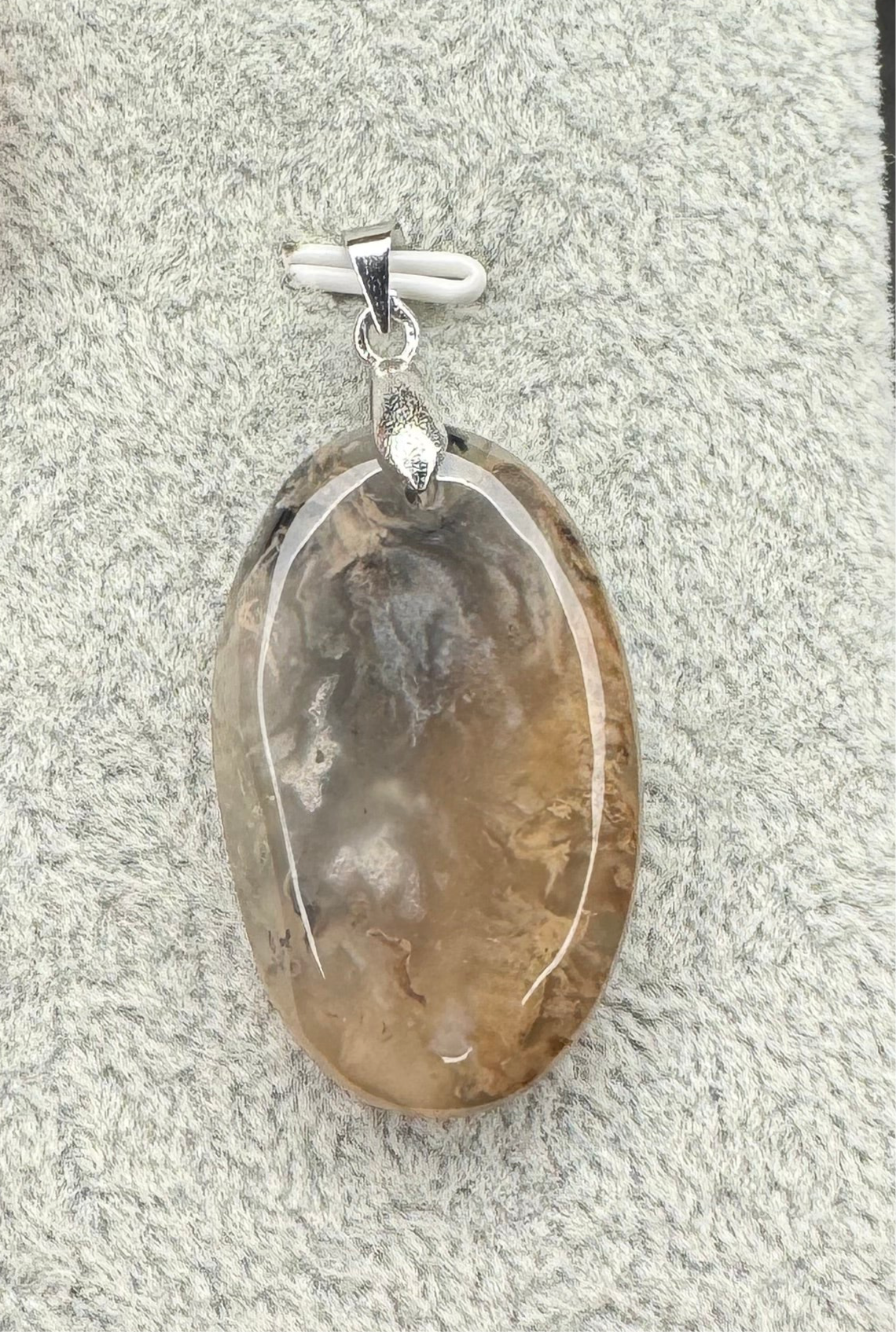 Pendentif en Agate Tigre – Protection et Confiance