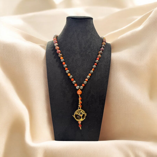 Collier “Flamme et Racines”