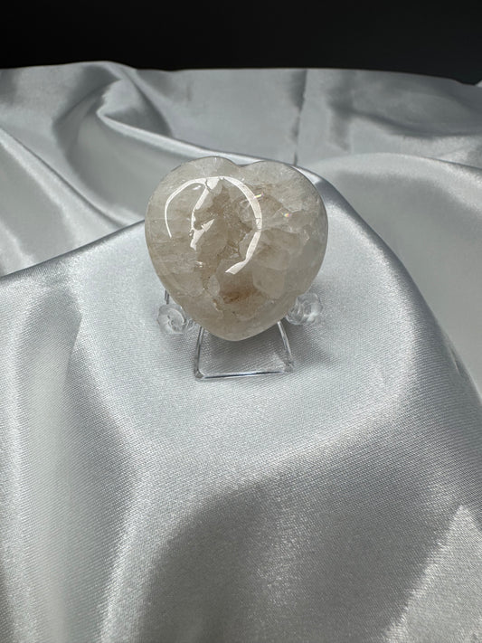 Cœur en Agate Noire – Ancrage et Protection énergétique