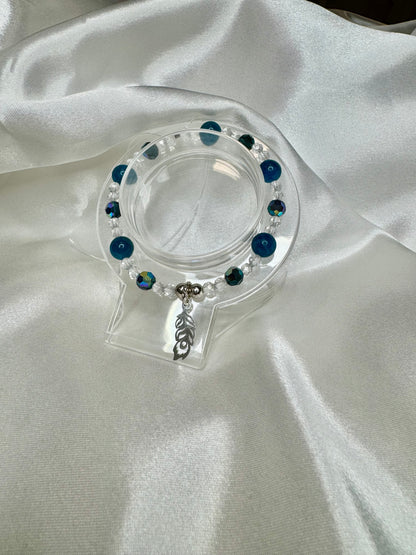 Bracelet Clarté et Inspiration – Apatite & Cristal de Roche