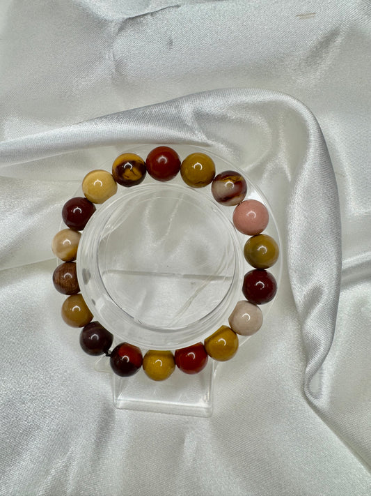 Bracelet Ancrage & Créativité – Jaspe Mokaïte