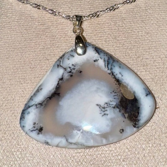 Pendentif agate dentritique