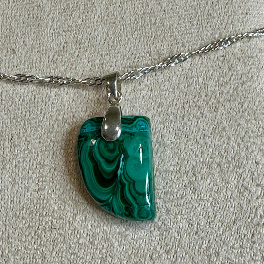 pendentif malachite