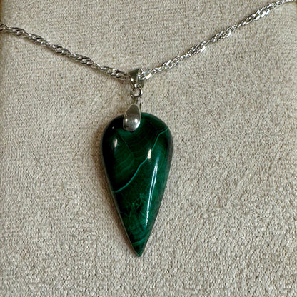 pendentif malachite