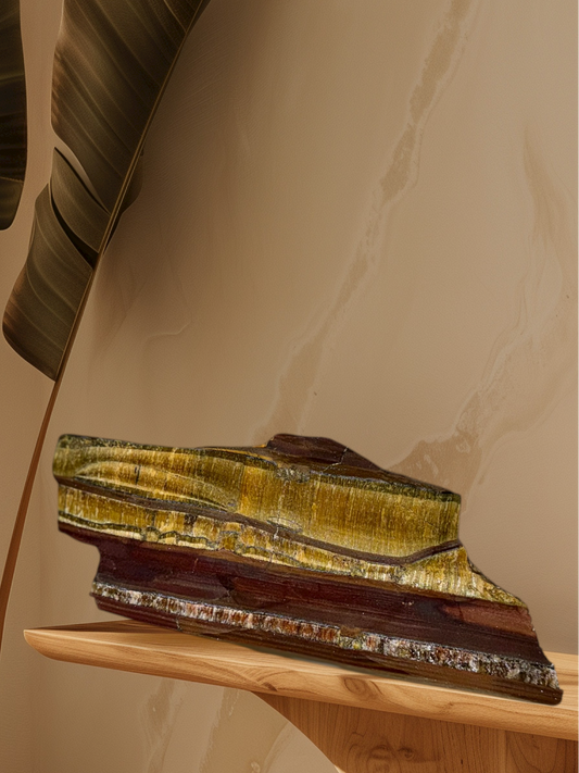 Œil de Tigre pierre brute – Pierre de Protection et de Force Intérieure