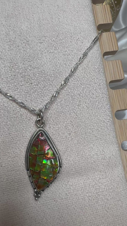 pendentif Ammolite